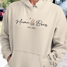 Personalised Mama Bear Hoodie
