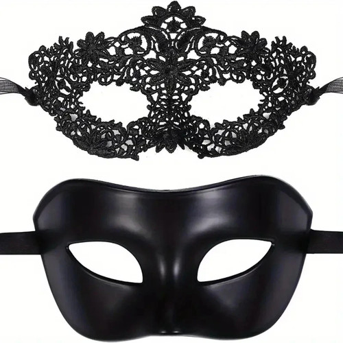 2pcs black lace - 2pcs,