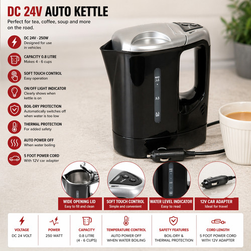 24v electric kettle water car - 24v,