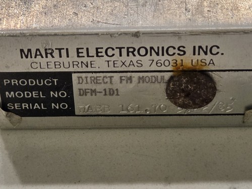 Vintage marti electronics - marti,