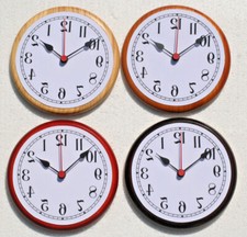 Anticklockwise Barbers Shop Clock. New and Boxed. Choice of Colour.