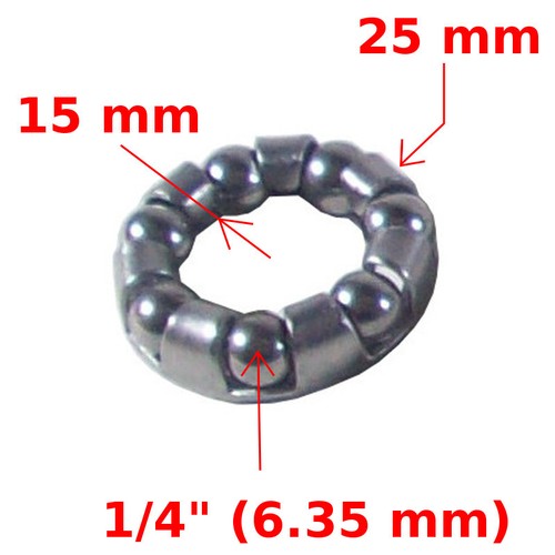 Bike ball bearing caged - bike, rear