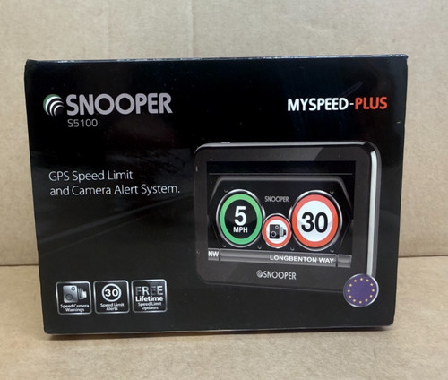 Snooper s5100 speed limit - s5100, +