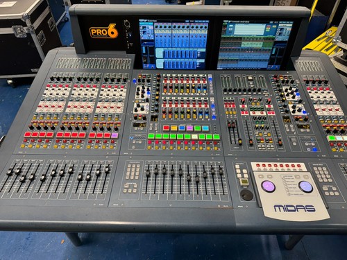 Midas pro6 digital mixing - midas,