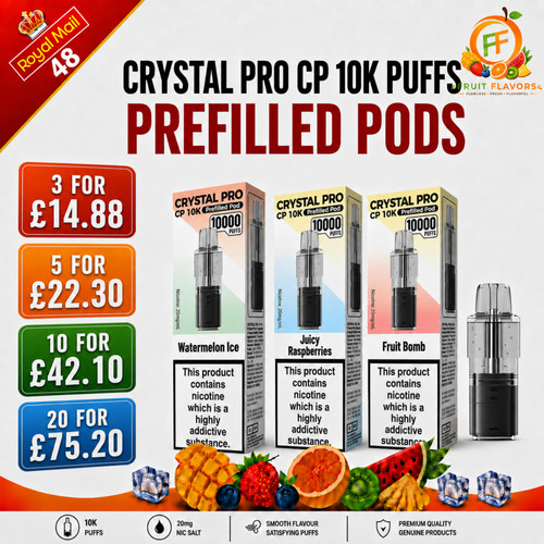Crystal pro 10k puffs - 10k,