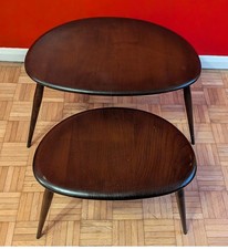 Ercol Pebble pair of 2 nesting