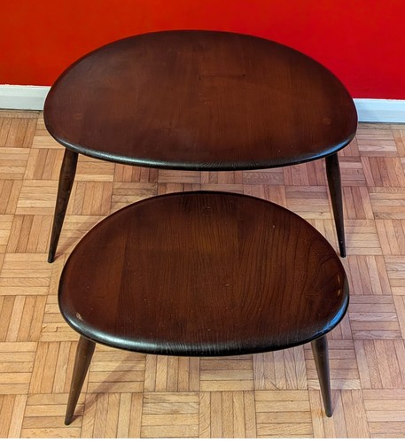 Ercol pebble pair - of, 2