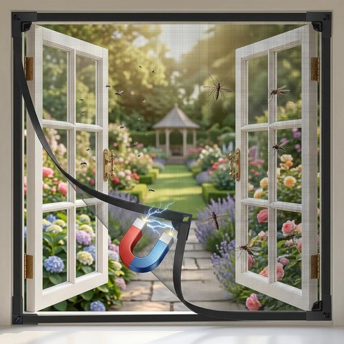 Magnetic fly screen window - magnetic,