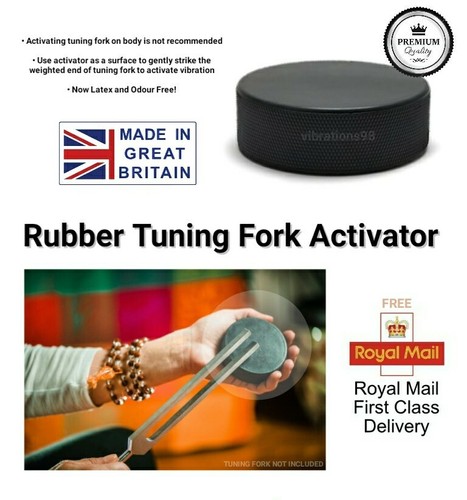 Rubber tuning fork activator - rubber,