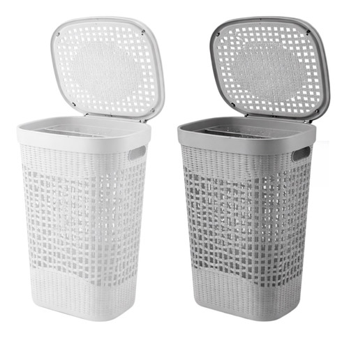 60l large plastic rattan style - large,
