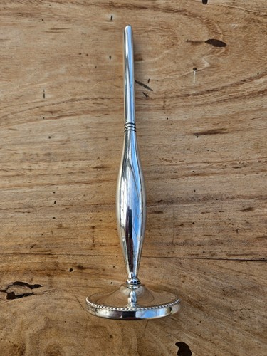 Vintage silver plated rose bud - vintage,