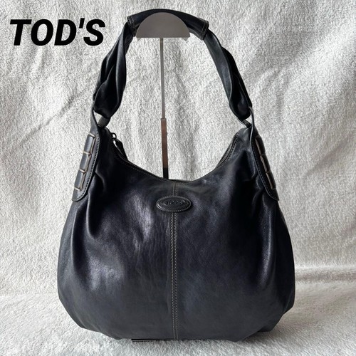 Tod black leather - tod's,