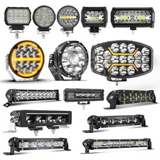 12-24V Car LED Work Light Bar Flood Spot Light Driving Offroad Truck SUV 4x4 ATV