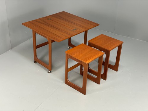 Vintage teak flip table - vintage,