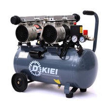Portable 50L Litre Silent Air Compressor 3.5HP 9.6CFM Oil Free 8 Bar / Low Noise