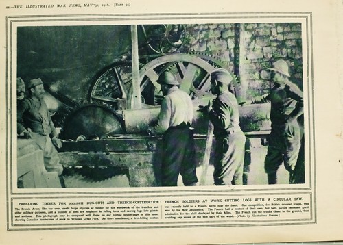 1916 wwi ww1 print - wwi,