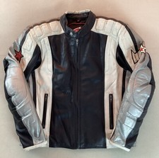 Hein Gericke Leather Biker Jacket Motorcycle Jacket With Armour EU Size 52 44”
