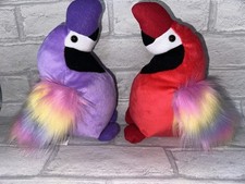 Rainbow Parrot Plush Bundle 2