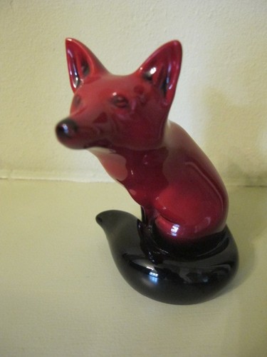 Royal doulton flambé figure - royal,