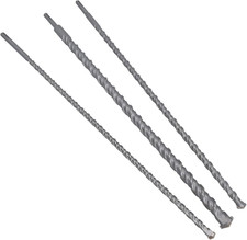 Long SDS plus Drills 600Mm Masonry Drills 12Mm, 16Mm & 24Mm TE698