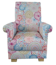 Kid's Chair in Mandala Fabric