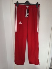 Adidas T12 Tracksuit Bottoms | Bright Red Trousers | UK Size 30W | New With Tags
