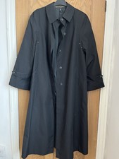 Vintage Black Raincoat By High