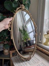 Vintage Oval Mirror French