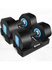 2x Adjustable Dumbbell Pair