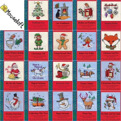Christmas cross stitch kit - cross,