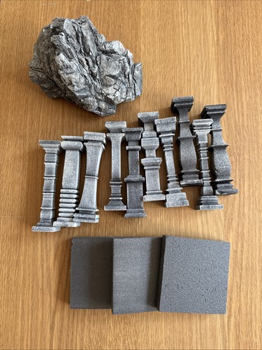 Painted xps foam - foam, columns,