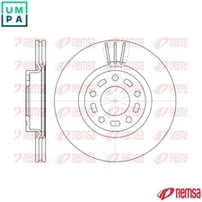 2x BRAKE DISC 6672.10 FOR