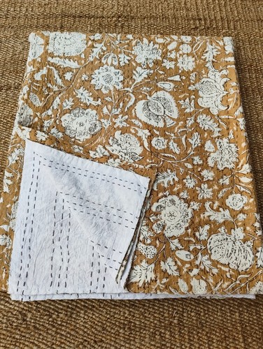 Indian handmade cotton kantha - indian,