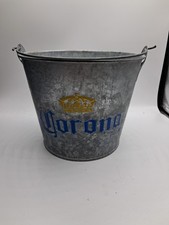 22cm  Corona Beer Bottle Ice Bucket Man Cave BBQ Bar, Galvanised Ornament New