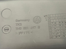New Genuine Vw Camper / Transporter Seat Base Cover Trim 7H0881697B