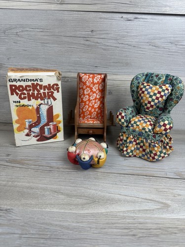 Vintage pin cushions rocking - pin,