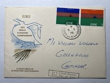 Ireland 1973 World Ploughing Championships EIRE First Day Cover Envelope FDC