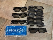 10 Pairs 3D Glasses - RealD & Panasonic 