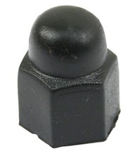 19mm Wheel Bolt Nut Cap Black