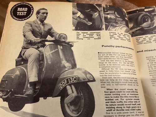 Vespa ss180 douglas motorcycle - ss180,