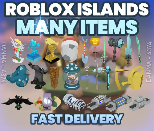 Islands many items - many, bundles