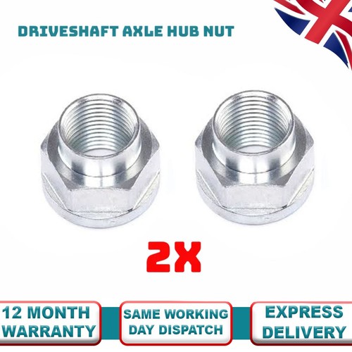 Driveshaft axle hub - driveshaft, nut