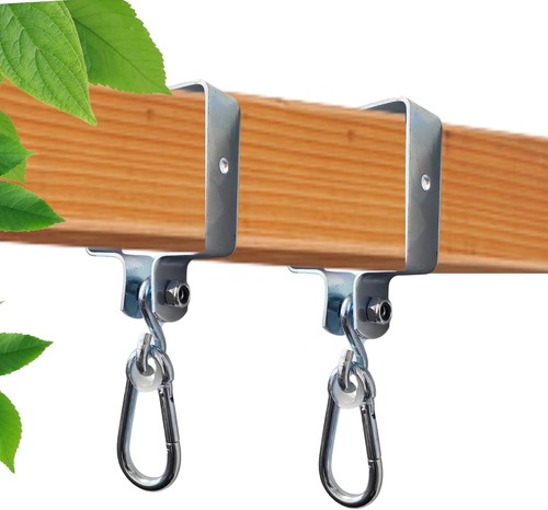 Pair swing hooks hangers - hooks,