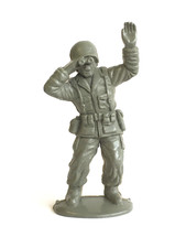 1 x MATCHBOX TOYS. 1970's WWII AMERICAN ARMY INFANTRY SOLDIER. 1/32 PLASTIC