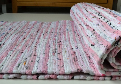 Rag rug runner 100 - 100%, cotton