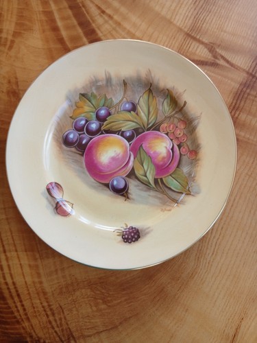 Aynsley orchard gold plate - aynsley,