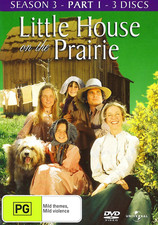LITTLE HOUSE ON THE PRAIRIE SEASON 3 PART 1-3 DVD Region 4 brand new sealed t254