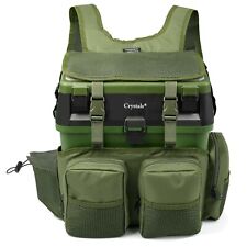 Tackle Box seat bucket box for camping fishing basket Seat Back Pack Ruck Sack
