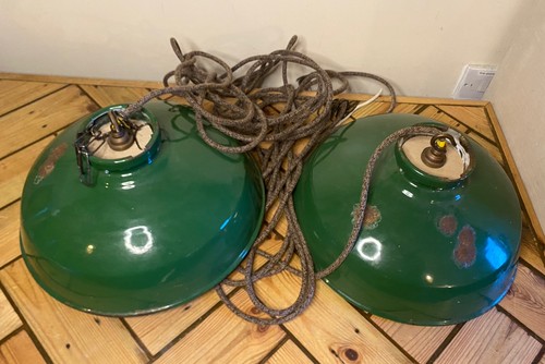 Pair vintage industrial - vintage,