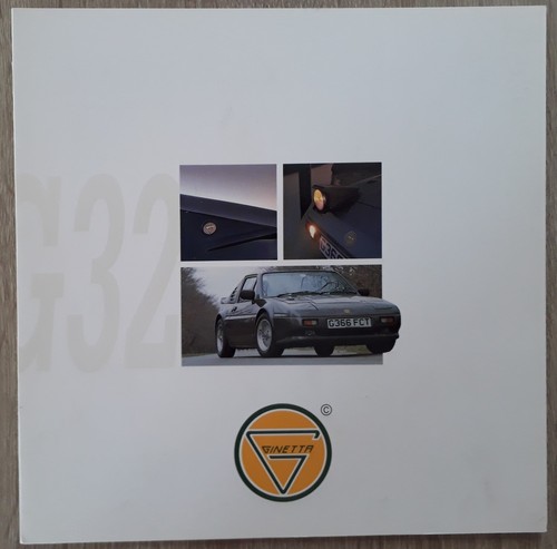 Ginetta g32 brochure 1990 - ginetta,